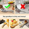 thumbnail image 4 of Stainless Steel Spoon Rest for Kitchen Counter, Ladle Rest, Spatula Rest, Stove Spoon Holder, Kitchen Accessories for Kitchen Utensils, Silver, 4 of 6