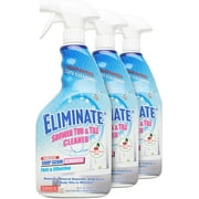 Clean-X Eliminate Shower Tub & Tile Cleaner- 32 fl oz. - Shower Cleaner. Powerful Cleaner removes soap scum and hard water minerals by UNELKO Invisible Shield (3) 25 Fl Oz (Pack of 3)