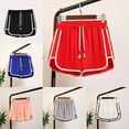 thumbnail image 3 of ZUARFY Women Plus Size Dolphin Running Shorts Solid Color Wide Leg Drawstring Loose Yoga Sport Pants Summer Loungewear S-5XL, 3 of 17