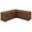 Walnut, variant on Doyolan L-Shaped Storage Bench with Hidden Storage, Farmhouse Corner Bench Seat,Wooden Storage Chest Cabinet, Entryway Bench for Living Room, Bedroom, Mudroom - Walnut