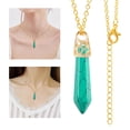 thumbnail image 2 of Collar jinwen Piedras Hexagonales Cristal Moda, 2 of 5