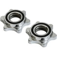 thumbnail image 3 of Secure Your Workout, Solid Steel Weight Lifting Spin-Lock Collars, Chrome Finish For Platform Lifting Workouts (2 Pieces), 3 of 6