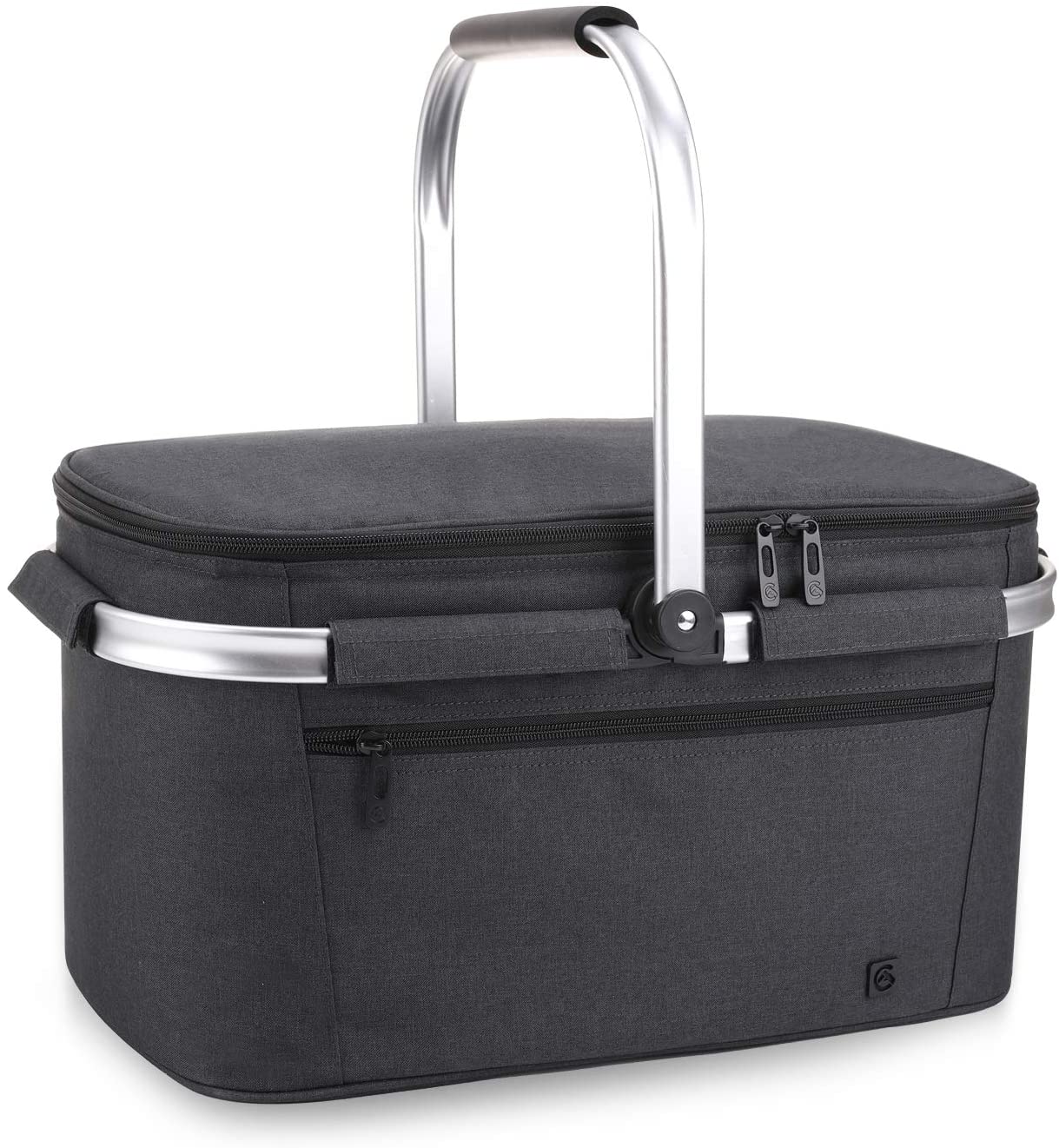 ALLCAMP OUTDOOR GEAR Large Picnic Basket 32L Shopping Basket Grocery