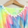 thumbnail image 4 of WOYY Big Girls Tie Dye Cover Up Beach Holiday Swimsuit Smock Beachwear, 4 of 5