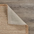 thumbnail image 3 of LR Home Natalie Pria Tan/Off-White Grid Transitional Jute Blend Area Rug, 5' x 7'9", 3 of 6