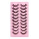 thumbnail image 1 of Populares 10 Pairs Reusable Self Adhesive Eyelashes Natural Thick False Lashes Extension No Glue Or Eyeliner Needed, 1 of 3