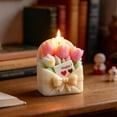 thumbnail image 6 of Miyuadkai Tulip Flower Basket Plaster Mold – DIY Flower Bouquet Ornament Silicone Mold, Gypsum Shape for Handmade Ornament & Arrangement Crafts, Fall Decor, October Centerpiece, 6 of 8