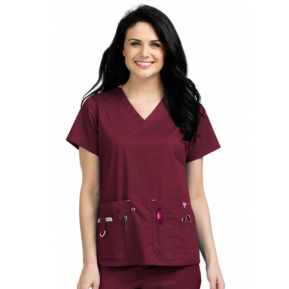 Med Couture Clearance Med Couture Women's Rescue VNeck Solid Scrub