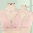 thumbnail image 4 of Value for Money, Leopard-Print Underwear, Women's Bra, No Steel, Soft Front Buckles, Comfortable Seamless, for Workout, Daily Wear, Breathable, Seamless Bralette, Push Up Bra | Pink 44, Sopatenor, 4 of 9