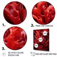 thumbnail image 3 of Designart "Scarlet Gorgonacea Waters" Coastal Coral Under Water Floater Framed Wall Art Living Room, 3 of 5