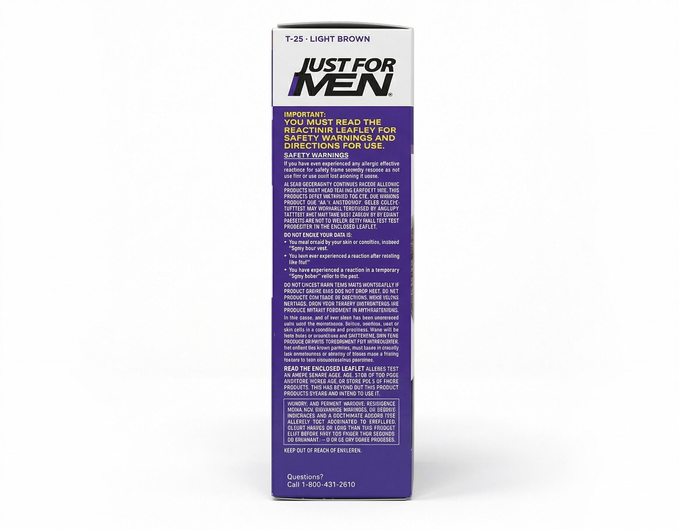 Just For Men Touch of Gray Light Brown 1.4 oz – Men’s Gray Root Blending Hair Color 6 Pack
