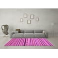 thumbnail image 3 of Ahgly Company Indoor Square Oriental Purple Modern Area Rugs, 8' Square, 3 of 4