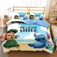 thumbnail image 2 of Disney Lilo &amperio; Juego de ropa de cama de lujo de Stitch, funda nórdica, colcha de lino para decoración de dormitorio de niños y adolescentes zhangyuxiang LED, 2 of 2