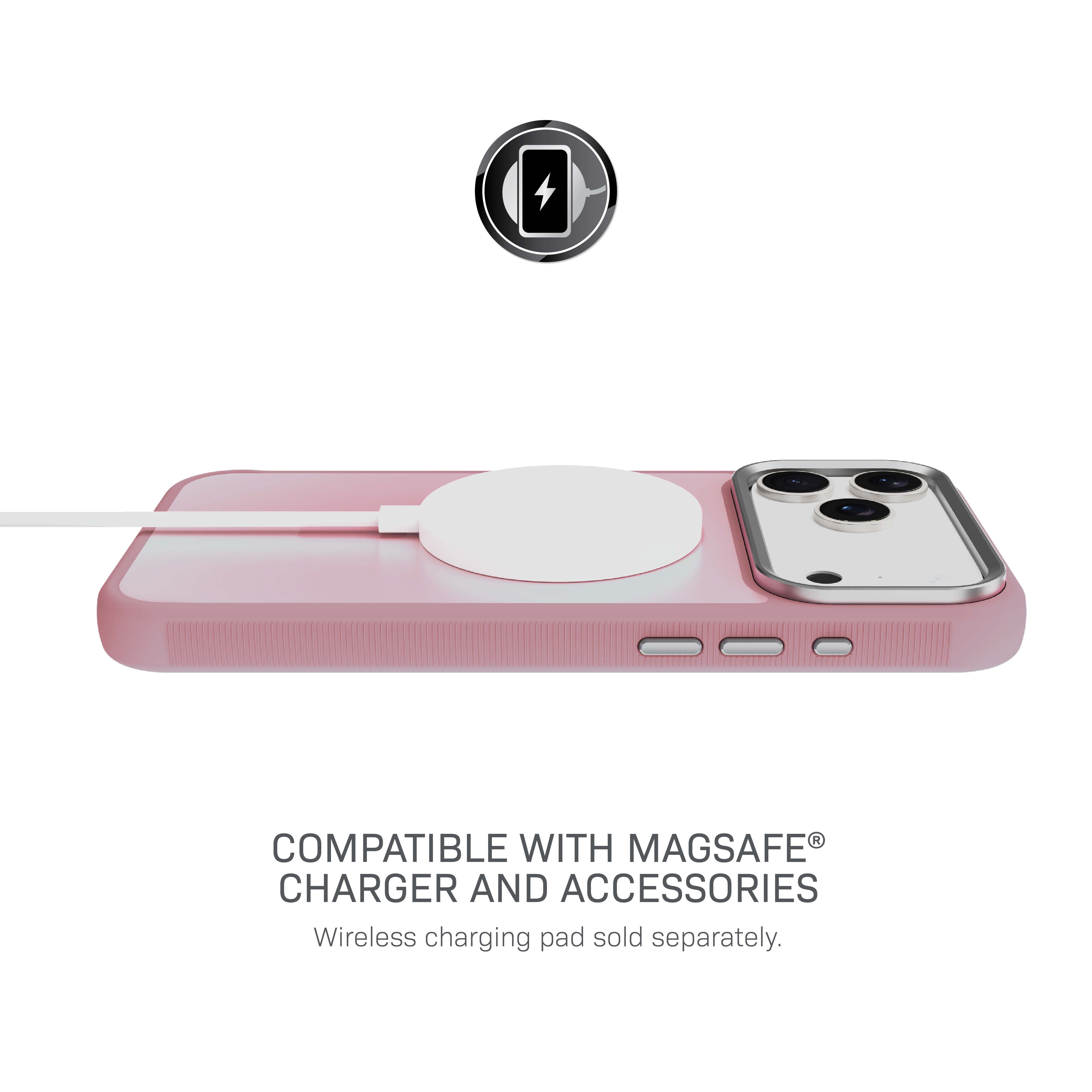 Body Glove Reflector Phone Case for iPhone 18 Pro Max / 17 Pro Max, MagSafe Compatible - Metallic Rose Gold