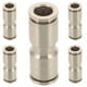 thumbnail image 1 of Conector de tubo de conexión de manguera de aire de 5 piezas, conexión rápida, adaptador de manguera macho a macho, 1 of 7
