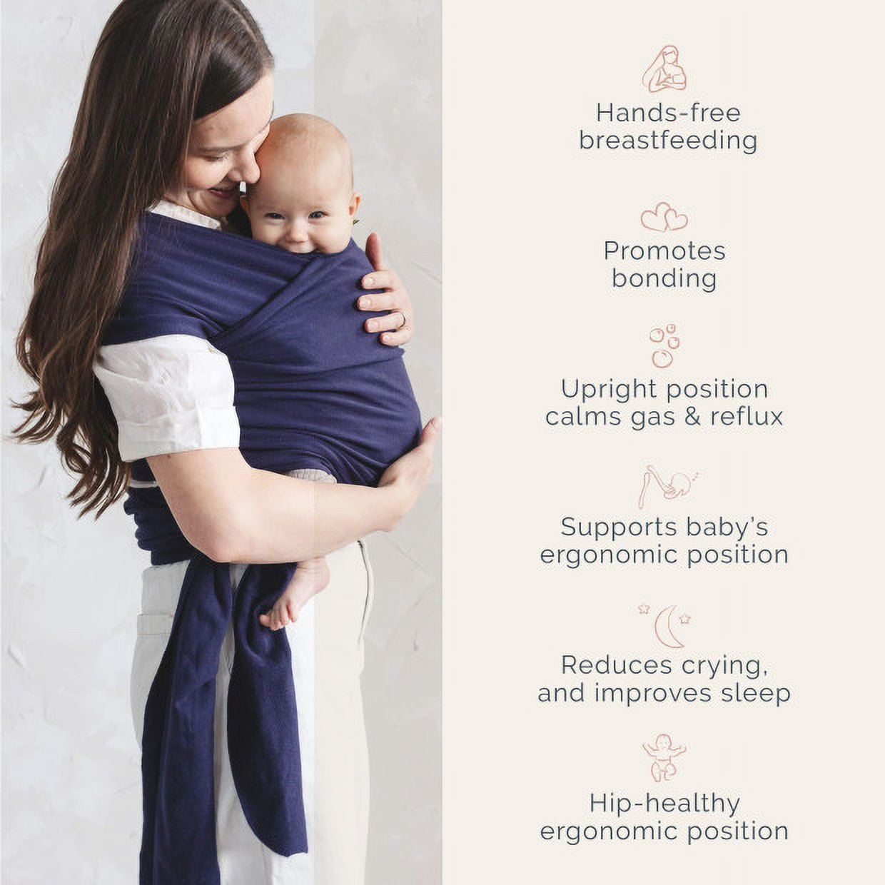 hands free breastfeeding carrier
