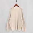 thumbnail image 5 of 2025 Fall Winter Women's Fashion Oversized Cardigan Knit Sweaters Long Lantern Sleeve Casual Open Front Lightweight Outwear, 5 of 7