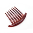 thumbnail image 3 of Peine de pelo lateral de plástico con peines de torsión francesa para mujer con siete dientes, juego de 6 (3 colores cada 2 unidades), 3 of 5