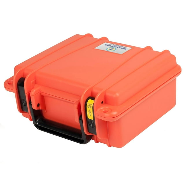 Seahorse SE300 Watertight Protective Equipment Storage Case w/ Foam, Orange