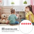 thumbnail image 3 of OULII 8pcs Miniature Balloons Multi-colored Decorative Clay Container Mini Garden Supply, 3 of 8