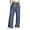 A19 Navy, variant on Mifsaly Heart Print Wide Leg Sweatpants Women High Waist Demin Pants Elastic Waistband Soft Cotton Joggers Relaxed Work Vacation Casual Pant With Pockets L