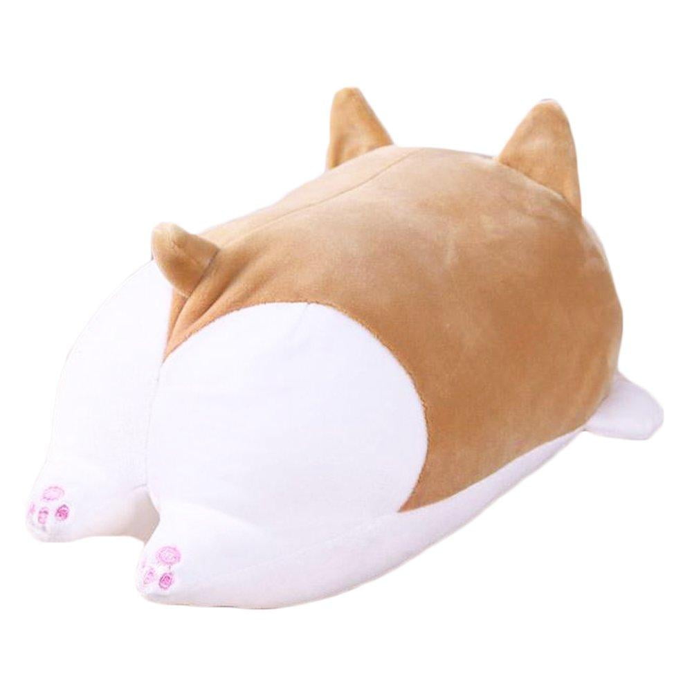 Corgi Dog Stuffed Animals Pillow Soft Corgi Plush Pillow Shiba Inu Akita Stuffed Animal Toys 15.5 inch 