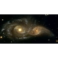 thumbnail image 2 of NASA 24x14 Black Ornate Wood Framed with Double Matting Museum Art Print Titled - Two Spiral Galaxies, 2 of 4