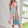 thumbnail image 2 of Fashion A-Line Dress for Women CIENVNSTG Flowy Summer Dress Perfect for Casual Outings or Parties, 2 of 6