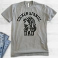 thumbnail image 2 of Cocker Spaniel Dad T-shirt, Unisex Men's Shirt, Cocker Spaniel Owner, Best Dog Dad Gift, Dark Heather Gray, X-Large, 2 of 6
