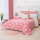 thumbnail image 2 of Cobertor de Poliéster Rosa Matrimonial/Individual Concord Lovely, 2 of 2