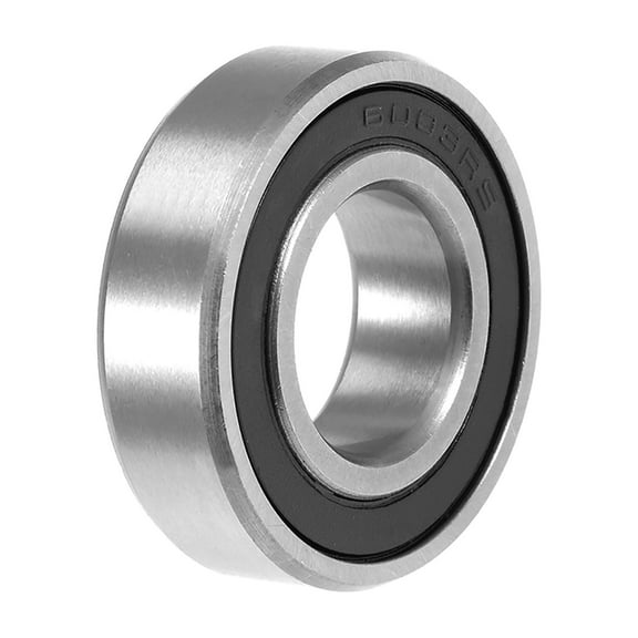 6003-2RS Ball Bearing 17x35x10mm Double Sealed ABEC-3 Bearing Silver Tone Black