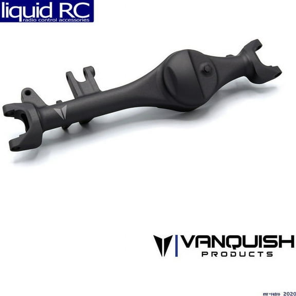 Vanquish 08630 F10t Aluminum Front Axle Housing - Black Anodized
