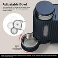 thumbnail image 3 of Nomipaw Cat Dog Feeder and Waterer Automatic Gravity Feeding - Two-in-One - 0.8 Gallon Each - Blue, 3 of 9