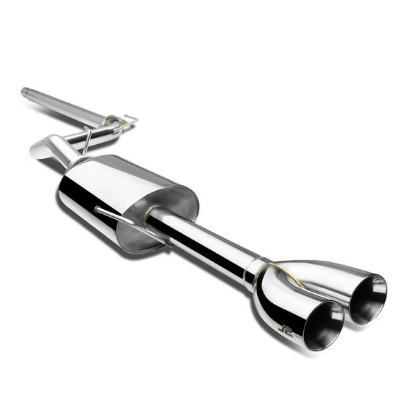 J2 Engineering J2-CBE-DS-039 J2 Engineering J2CBEDS039 Dual 2.75" Tip Catback Exhaust System For 1993 to 1999 VW Jetta Mk3 94 95 96 97 98