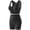 A617 Black, variant on Xdegoge 2 Piece Activewear Set for Women Seamless Mesh Back Sports Bra and High Waist Compression Biker Shorts Workout Outfits for Gym Yoga Running Athletic Suits