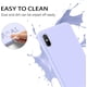thumbnail image 2 of iPhone X Case,iPhone Xs Case, Liquid Silicone Soft Gel Rubber Slim Cover with Microfiber Cloth Lining Cushion Shockproof Full Body Protective Case for, 2 of 4