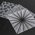 thumbnail image 4 of 3Pcs Embossing Folders Plastic Decorative Templates for DIY Scrapbooks Cards Making, 4 of 5