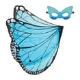 thumbnail image 2 of Disfraz de Ala de mariposa Colco Ala de vestuario Azul negro, 2 of 8