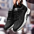 thumbnail image 5 of Men's Elevator Sneakers 2.36 Inch Invisible Height Increasing Lace up Fashion Sneakers, 5 of 14