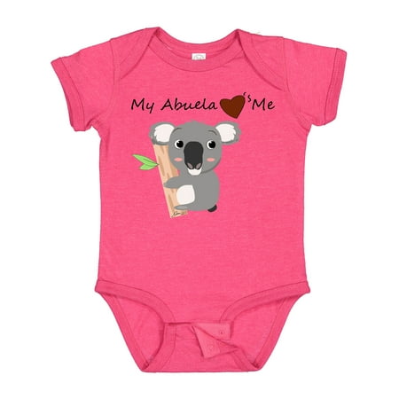 

Inktastic Koala (abuela Loves Me) Gift Baby Boy or Baby Girl Bodysuit