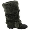 thumbnail image 2 of Talia-Hi Women Mukluk Faux Fur Boot Mid Calf Winter Snow Gray 9, 2 of 5