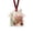 A003- Style C, variant on Christmas Money Holder Ornament with Clear Acrylic House Design, Festive Cash Gift Tag for Xmas Tree Decor, Holiday Present 1 Pc