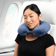 thumbnail image 6 of Brookstone Travel Neck Pillow Classic Snap Closure Soft Memory Foam Travel Pillow for Travelling, 6 of 6