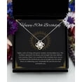 thumbnail image 2 of 80th Birthday Gift for Women, 80th Birthday Gift for Mom, Grandma, Nana, Love Knot Gift Necklace, 80th Birthday Jewelry Necklace, turning 80, 2 of 7