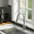thumbnail image 3 of Karran Dockton Single-Handle Pull-Down Sprayer Kitchen Faucet with Matching Soap Dispenser in Chrome, 3 of 8