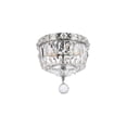 thumbnail image 2 of Elegant Lighting Tranquil 8" 2 Light Royal Crystal Flush Mount, 2 of 2