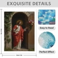 thumbnail image 3 of Diamond Art Kit for Adults, Illuminated Figure Red Robe Doorway Diamond Painting for Adults Beginners, 5D DIY Diamond Art Painting Kits, Colorful Diamond Painting Craft for Home Decor 12x16, 3 of 7