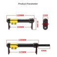 thumbnail image 3 of Folding Bike Easy Wheels Extension Bar Aluminum Alloy Easy Wheel Extender for Folding Bike(Black), 3 of 5