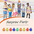 thumbnail image 3 of 10Pack Colorful Streamer Poppers,No Mess Multi-Color Paper Crackers,Hand Throw Confetti Streamers for Birthday,Wedding, 3 of 8