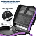 thumbnail image 4 of FORMRS Zipper Binder with Shoulder Strap 2-inch Ring 500 Sheet Capacity File Bag, Pixel Love, 4 of 5